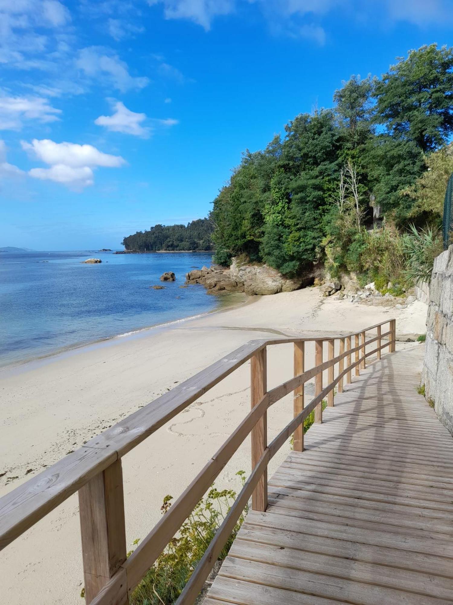 Mirador Da Playa Moaña Exterior foto